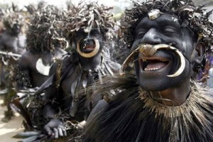 Sambia men. Via: Folklore